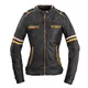 Ženska usnjena moto jakna W-TEC Traction Lady - črna - črna
