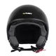 Moto čelada za skuter W-TEC FS-710S Revolt Black - Črna z zvezdo
