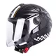 Odprta čelada W-TEC FS-715B Union Black