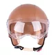 Moto čelada za skuter W-TEC FS-701B Leather Brown - rjava
