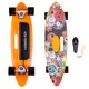 Električni longboard WORKER Smuthrider - črna-oranžna - črna-oranžna