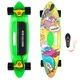 Električni longboard WORKER Smuthrider - črna-oranžna - rumena-zelena