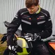Moške moto hlače W-TEC Kaluzza GS-1614 - črna