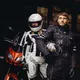 Preklopna moto čelada W-TEC Vexamo V270 - bela