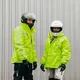 Moto dežna jakna W-TEC Rainy - fluo rumena