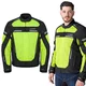 Moška poletna moto jakna W-TEC Saigair - Fluo Yellow-Black