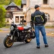 Moške motoristične kavbojke W-TEC Arikaro - črna