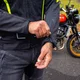 Poletna moška moto jakna W-TEC Mirelio - črna-fluo