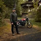 Moške motoristične kavbojke W-TEC Arikaro - črna