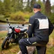 Moto jakna W-TEC Warao - črna-fluo