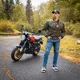 Moto jakna W-TEC Caravago - zelena