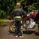 Otroške moto hlače W-TEC Pinapoco - črna-fluo