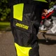 Otroške moto hlače W-TEC Pinapoco - črna-fluo