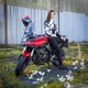 Ženske moto pajkice W-TEC Wombutta - črna