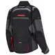 Ženska motoristična jakna W-TEC Radana - černo-šedo-červená
