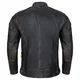 Usnjena moto jakna W-TEC Mungelli EVO - vintage černo-hnědá