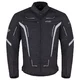 Poletna moška moto jakna W-TEC Mirelio - črna-fluo