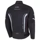 Poletna moška moto jakna W-TEC Mirelio - črna-fluo