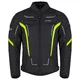 Poletna moška moto jakna W-TEC Mirelio - črna-fluo