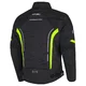 Poletna moška moto jakna W-TEC Mirelio - črna-fluo
