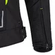 Poletna moška moto jakna W-TEC Mirelio - črna-fluo
