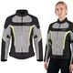 Poletna ženska moto jakna W-TEC Mirelia - črno-sivo-fluo