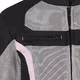 Poletna ženska moto jakna W-TEC Mirelia - črna-siva