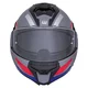 Preklopna moto čelada W-TEC Zoroz P/J - Metallic Grey