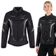 Poletna ženska moto jakna W-TEC Mirelia - črna-siva