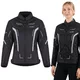 Poletna ženska moto jakna W-TEC Mirelia - črna-siva - črna-siva
