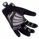 Motocross rokavice W-TEC Chreno - črna-oranžna