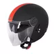 Čelada za skuter W-TEC Vernante - Rosanero - Black Matt-Corsa Red