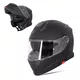 Preklopna čelada W-TEC Venero - Magic Matt Black - Magic Matt Black
