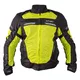 Moška poletna moto jakna W-TEC Saigair - Fluo Rumena-Siva - Fluo Yellow-Black