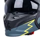 Moto čelada W-TEC Badalone Graphic - matně černá-žlutá
