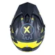 Moto čelada W-TEC Badalone Graphic - matně černá-žlutá