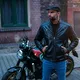 Usnjena moto jakna W-TEC Elcabron - črna