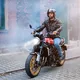 Usnjena moto jakna W-TEC Valebravo - črna