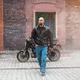 Usnjena moto jakna W-TEC Valebravo - črna