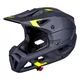 Downhill čelada W-TEC Calheto - Črna Srebrna - Black Neon