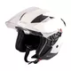 Moto čelada W-TEC Putta - bela biserna