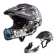 Downhill čelada W-TEC Delgada - Golden Stars - Black Heart Mechanic
