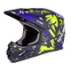Downhill čelada W-TEC Richpike - Green & Blue Madness - Green & Blue Madness