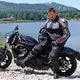 Moška moto bunda W-TEC Tomret NF-2220 - črna-siva