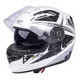 Moto čelada W-TEC V122 - črna-bela