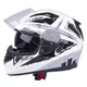 Moto čelada W-TEC V122 - črna-bela