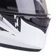 Moto čelada W-TEC V122 - črna-bela