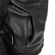 Moška usnjena moto jakna W-TEC Urban Noir - črna