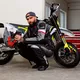Moto čelada W-TEC V331 PR Graphic - Shady Grey