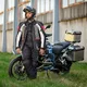 Moška moto jakna W-TEC Wigstein NF-2209 - černo-khaki-červená